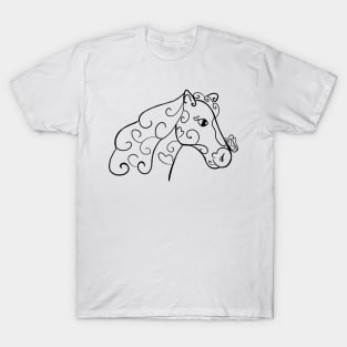 Abstract horse and butterfly T-Shirt